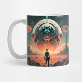 Sci fi space desert Mug